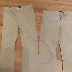 Bundle of khaki pants